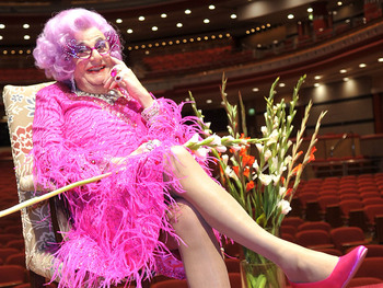 Dame Edna Everage artist photo