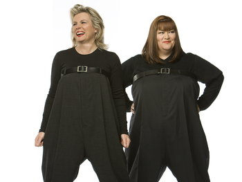French & Saunders artist photo