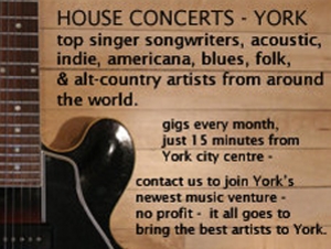 House Concerts York artist photo