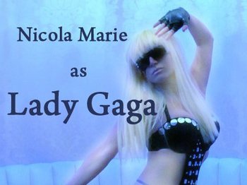 Nicola Marie As Lady GaGa artist photo