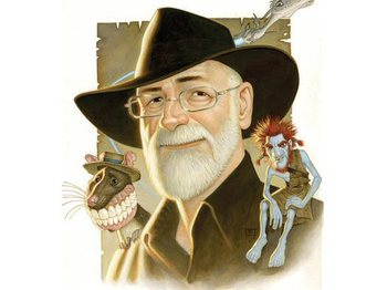 Terry Pratchett artist photo
