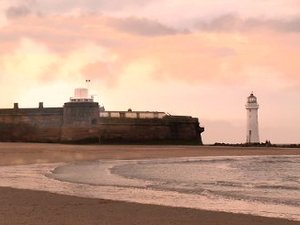 Wirral Fort Perch Rock artist photo