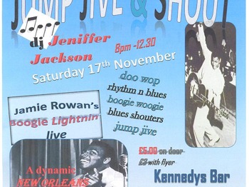 Jump Jive And Shout Special Event: Jamie Rowan + Sally Wilthshire picture