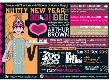 A Nutty NYE Weekender: The Crazy World of Arthur Brown picture