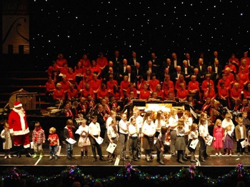 Carols & Brass With Special Guest Father Christmas: Halifax Choral Society + The Black Dyke Band + John Pryce-Jones + Father Christmas picture