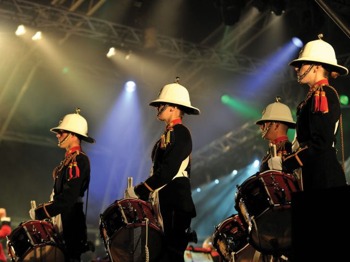 Royal Marines Band, Pendyrus Male Choir picture