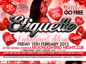 Etiquette Ladies Go Free - The Valentines Party: DJ L + Celebrity Supa + Big Business + Chino Money + Entertainment Family picture