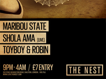Easter Thursday Special:: Shola Ama + Maribou State + Toyboy & Robin picture