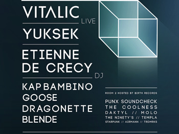 The Playground Presents: Vitalic + Yuksek + Etienne De Crecy + Kap Bambino + Goose + Punx Soundcheck + The Coolness + Dragonette + Blende + Daktyl + The Ninety's + Molo + Templa + Airmann picture