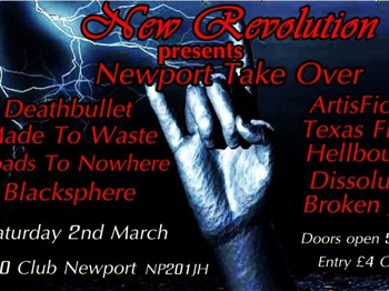 Deathbullet + Artisfiction + Made to Waste + Roads to Nowhere + Blacksphere + Texas Flood + Hellbound + Dissolute + Broken Jaw picture