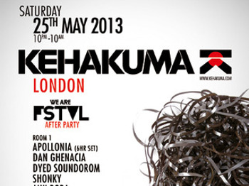 Kehakuma London: Shonky + Dan Ghenacia + Dyed Soundorom + Matthias Tanzmann + Apollonia + Petre Inspirescu + Javi Bora + DJ Remo + Terry Farley + DJ Jesse James + Johnny Bloomfield + Connected + Boy's Own picture