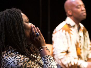 The Old Woman, The Buffalo & The Lion Of Manding - Crick Crack Club Performance Storytelling: Jan Blake, Kouame Sereba, Raymond Sereba picture
