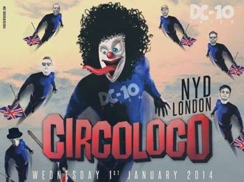 Circo Loco New Year's Day 2014: Davide Squillace + Tale Of Us + Damian Lazarus + Lee Foss + Richy Ahmed + System Of Survival + Clive Henry + DJ Robert James + Infinity Ink picture