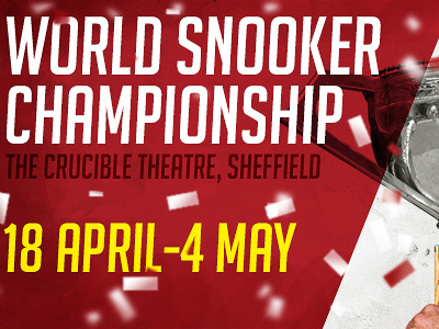 World Snooker Championship artist photo