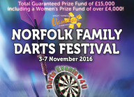 Norfolk Family Darts Festival artist photo