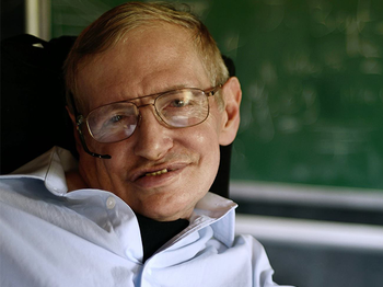 Professor Stephen Hawking artist photo