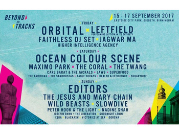 Beyond The Tracks: Editors, The Jesus & Mary Chain, Wild Beasts, Slowdive, Peter Hook, Nadine Shah, Josefin Öhrn + The Liberation, Eera, Blackash, Goodnight Lenin, Victories At Sea, Dorcha picture