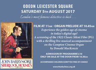 Silent Film Screening: Sherlock Holmes, Donald MacKenzie artist photo