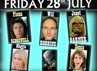 Jonny the Fox Comedy Club: Maggie Kowaski, Fiona Ridgewell, Will Robbins, Sonia Aste, Jonny the Fox artist photo
