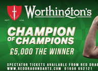 Worthington Darts Champion of Champions 2017 artist photo