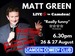 LIVEs in Camden: Matt Green event picture